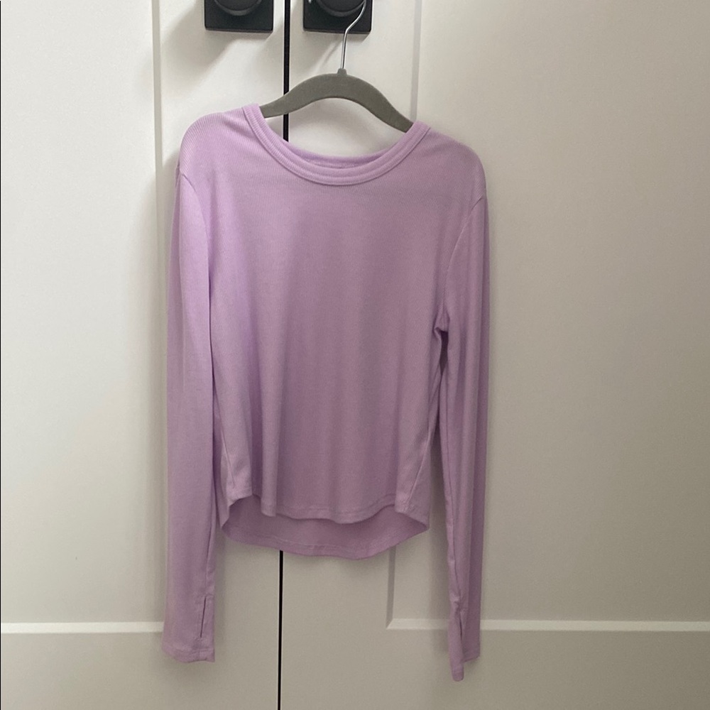 Lavender Long Sleeve Girls Top 8